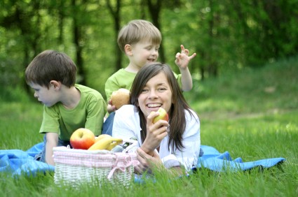 Photo: Kids having fun at a Picnic