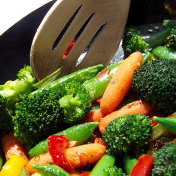 Photo: Sauteing Vegetables