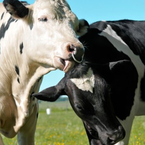 Photo: Cows Grooming Eachother