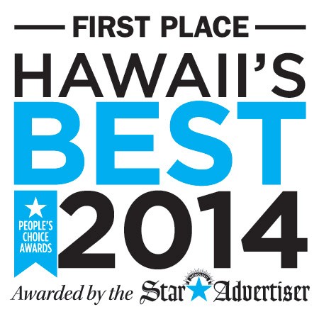 First Place: Hawaii's Best 2014, People's Choices Awards