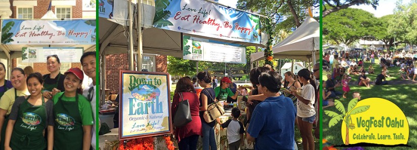 Photo: Down to Earth Staff at VegFest