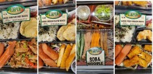 Down to Earth Pearlridge Local-Style Plant-Based Bentos Photo: Different Plant-Based Bentos