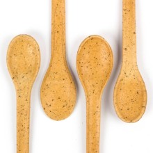 Photo: A collection of 4 edible spoons