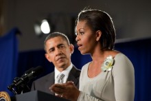 Photo: Michelle and Barack Obama
